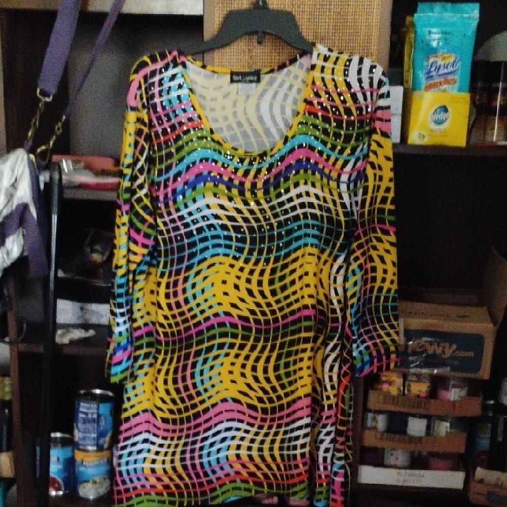 Colorful Long Sleeve Top